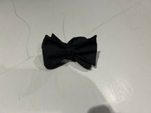 Load image into Gallery viewer, Black Lurex Butterfly Anoush Chohilli Signature Range Bow Tie
