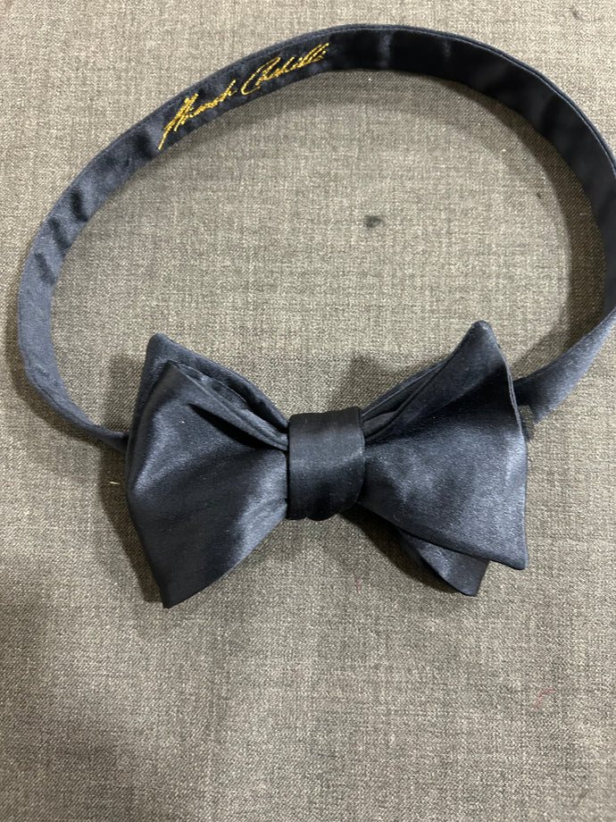 Navy Butterfly Bow Tie Self Tied Anoush Chohilli