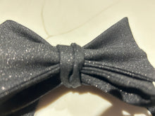 Load image into Gallery viewer, Black Lurex Butterfly Anoush Chohilli Signature Range Bow Tie
