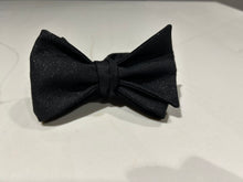 Load image into Gallery viewer, Black Lurex Butterfly Anoush Chohilli Signature Range Bow Tie
