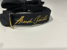 Load image into Gallery viewer, Black Lurex Butterfly Anoush Chohilli Signature Range Bow Tie
